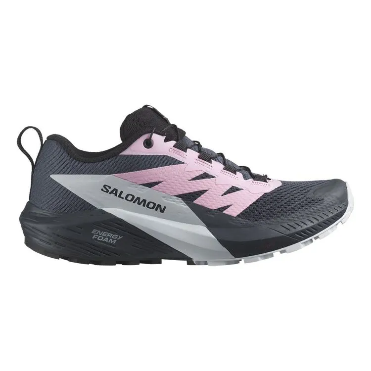 Salomon Sense Ride 5 Womens Trail Running Shoes B India Ink/Lilac Sachet/Arctic Ice sold by Sportsmans Warehouse