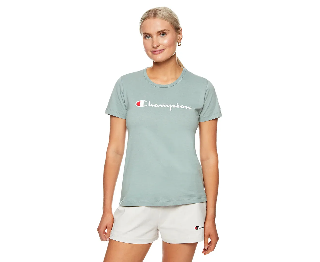 Champion Womens Ch Script S/S Tee sold by Sportsmans Warehouse