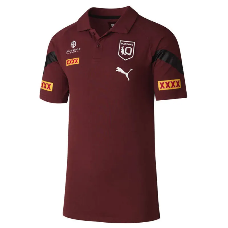 Puma Adult Queensland Maroons 2023 Polo made by Sportsmans Warehouse