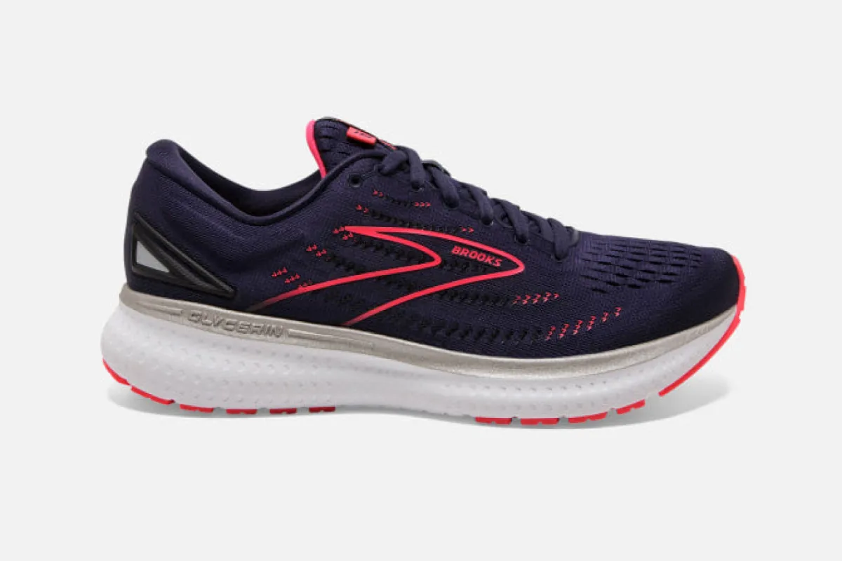 Brooks Womens Glycerin 19 B Running Shoe - Navy sold by Sportsmans Warehouse