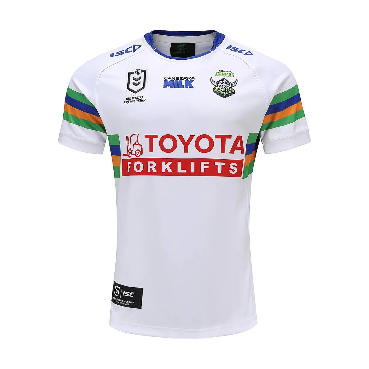 ISC Canberra Raiders 2023 Adults Away Jersey - White/Royal sold by Sportsmans Warehouse