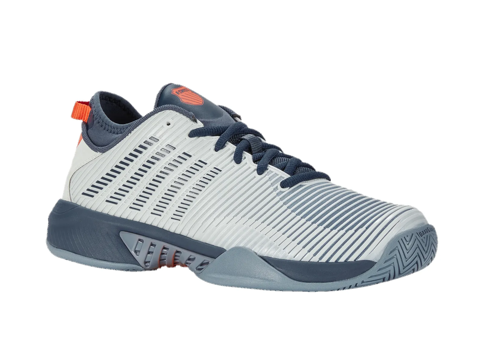 K-Swiss Mens HyperCourt Supreme AC Tennis Shoe Blue/Blush sold by Sportsmans Warehouse