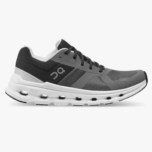 On Womens Cloudrunner C Running Shoe Eclipse/Black sold by Sportsmans Warehouse
