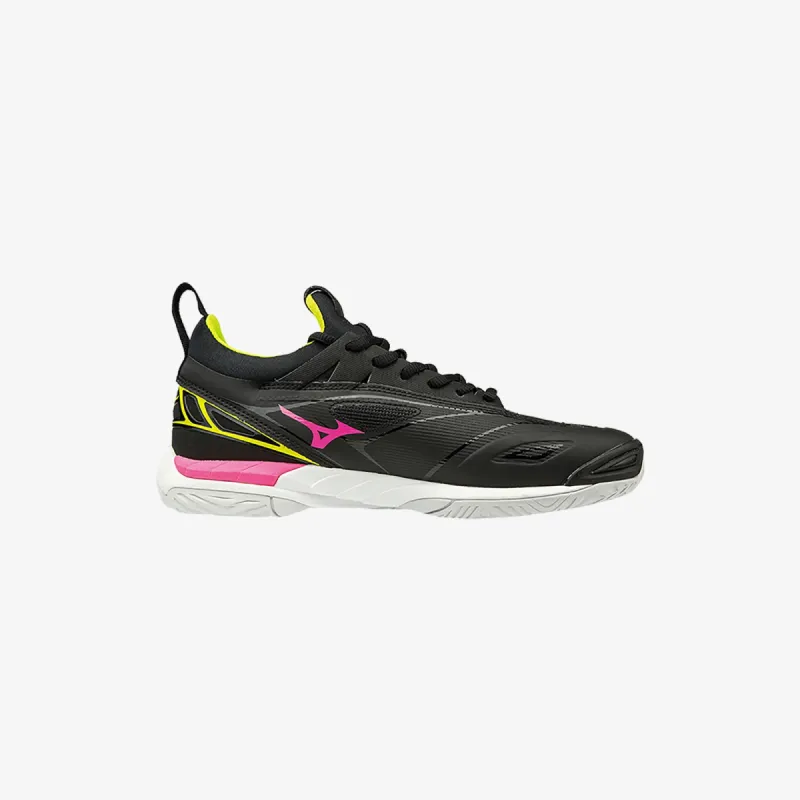 Mizuno Wave Mirage 2 Womens Netball - Black/Pink sold by Sportsmans Warehouse
