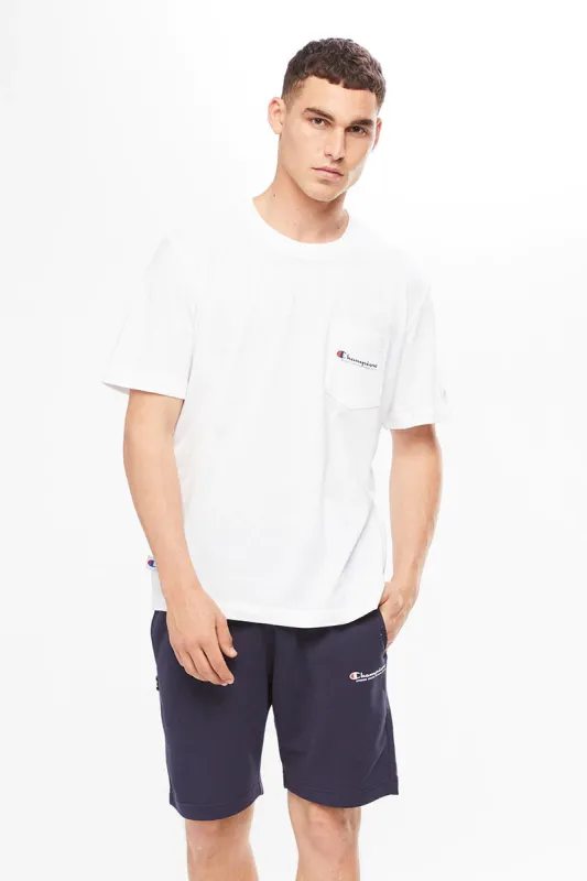 Champion Mens Jersey Script Tee - White sold by Sportsmans Warehouse