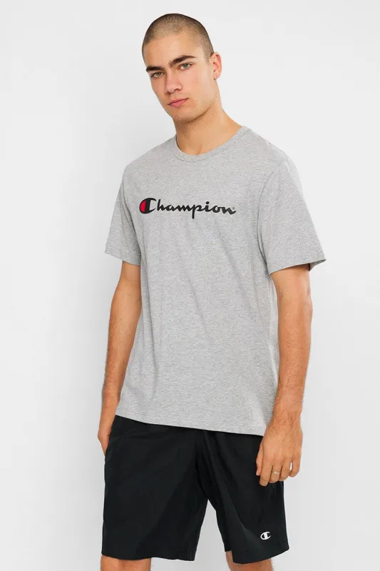 Champion Mens Script S/S Tee sold by Sportsmans Warehouse