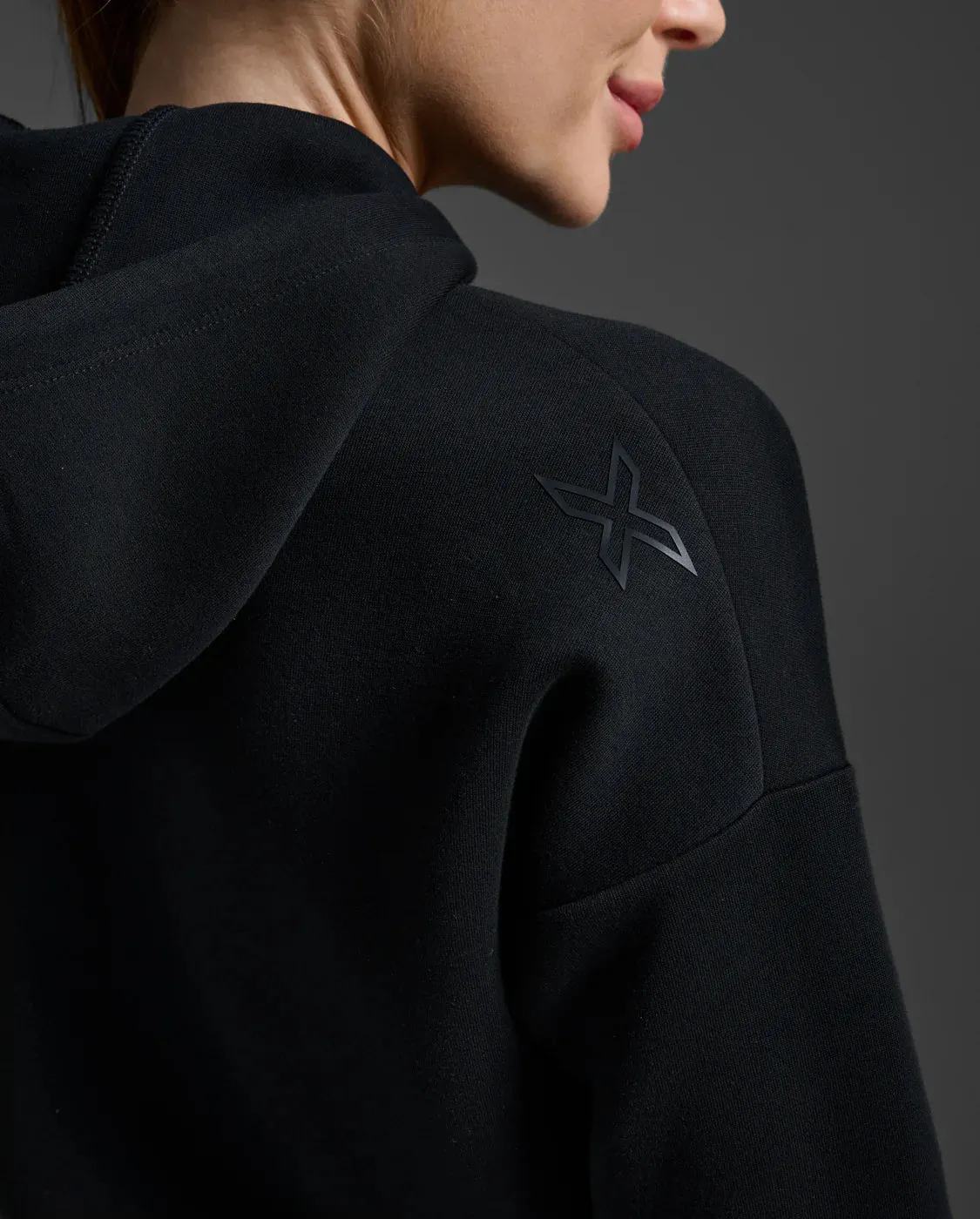 2XU Commute Full Zip Hoodie-Black/Black sold by Sportsmans Warehouse product image thumbnail 5