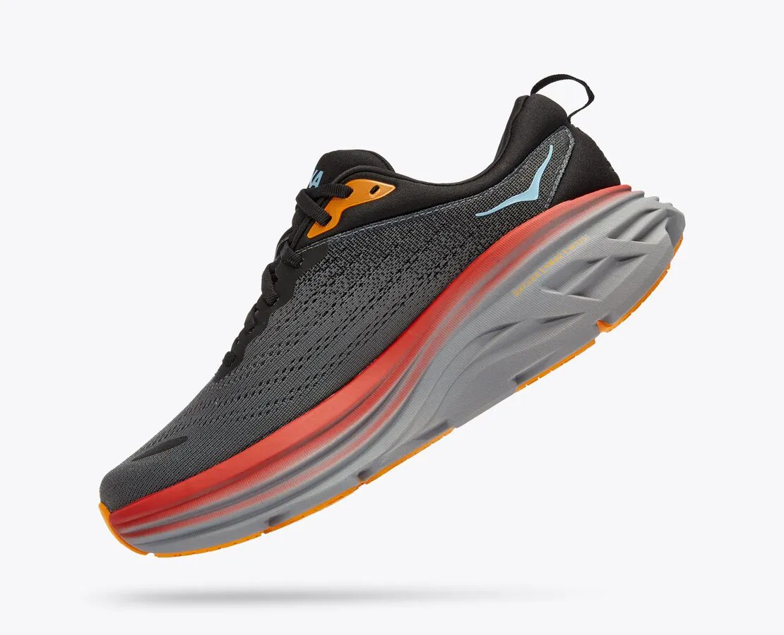 Hoka Bondi 8 Mens Running Shoe - Anthracite/Castlerock sold by Sportsmans Warehouse product image thumbnail 3