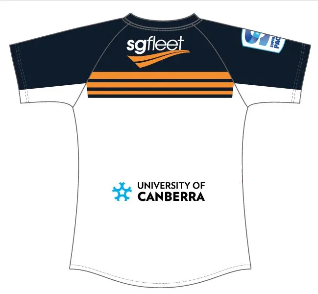 Brumbies Mens Home Replica Jersey White sold by Sportsmans Warehouse product image thumbnail 2