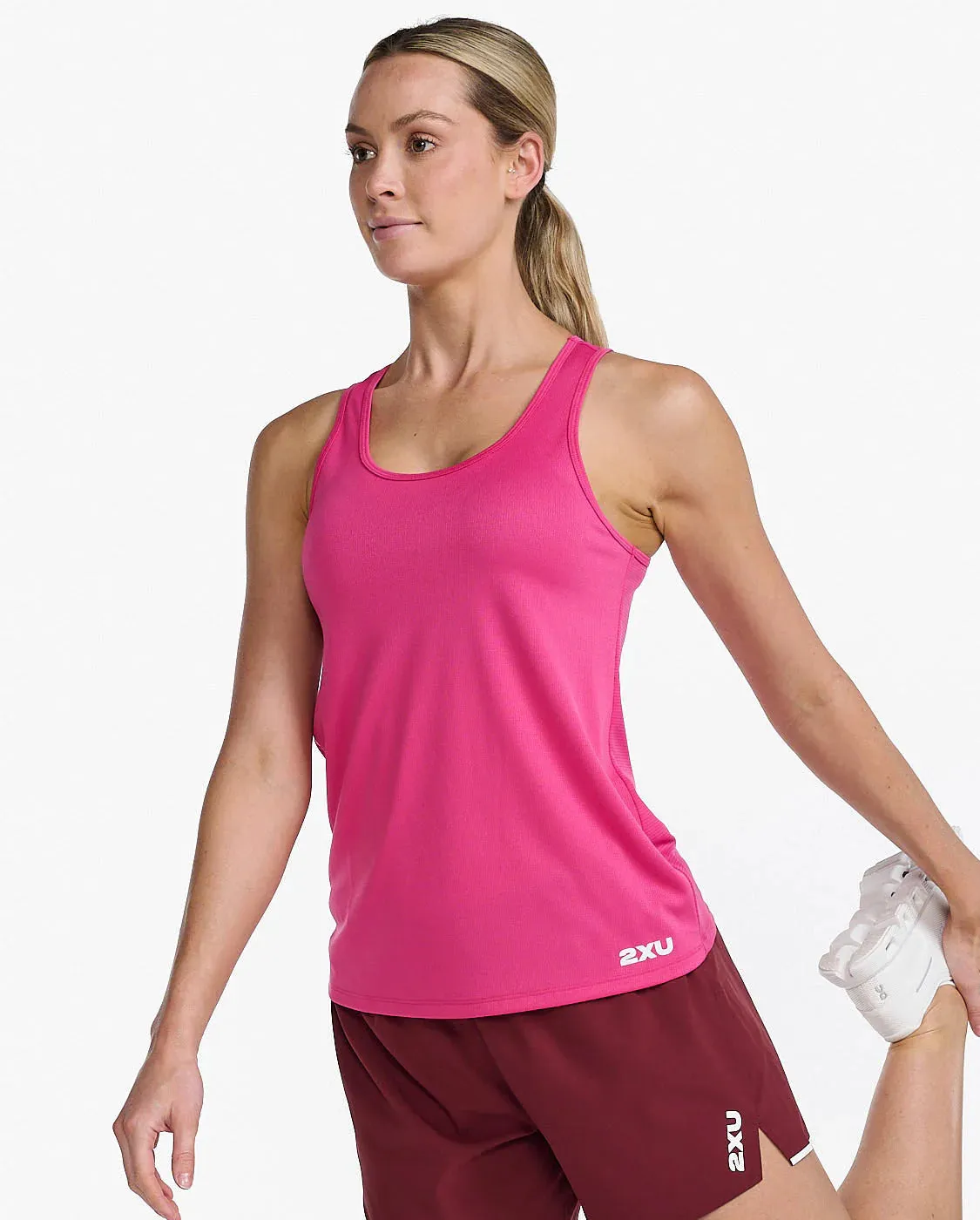 2XU Aero Singlet-Fuchsia/White Reflective sold by Sportsmans Warehouse product image thumbnail 4