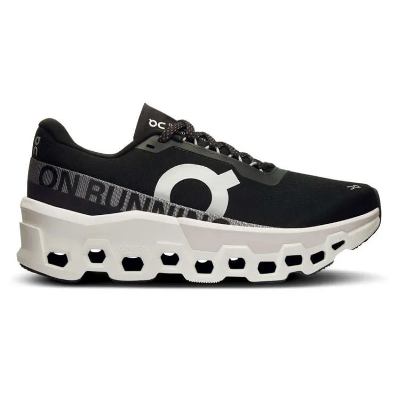 On Cloudmonster 2 Womens Running Shoe Black/Frost sold by Sportsmans Warehouse