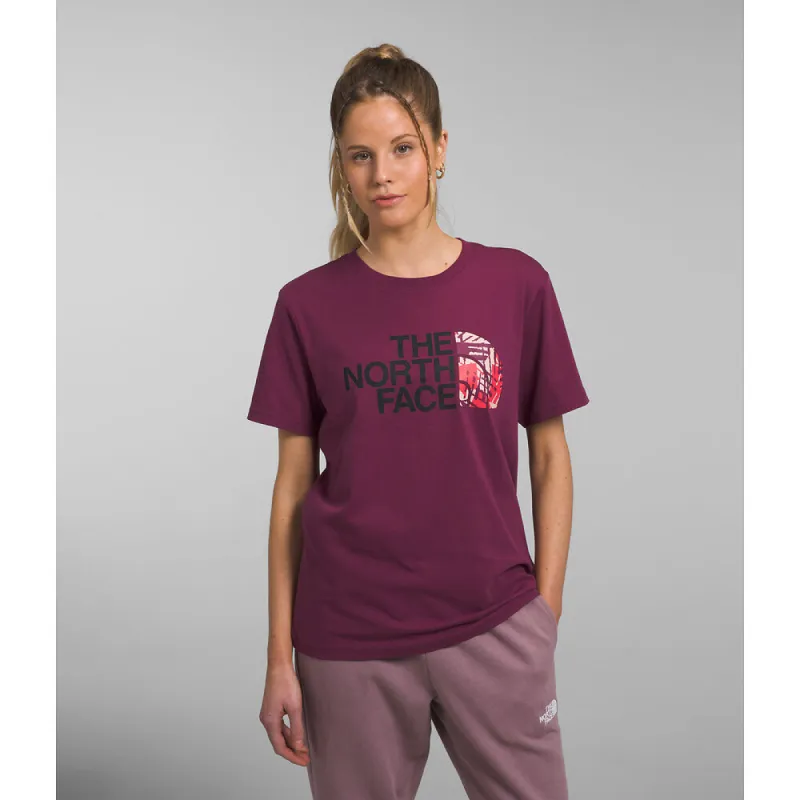 The North Face Womens S/Sleeve Half Dome Tee Purple sold by Sportsmans Warehouse