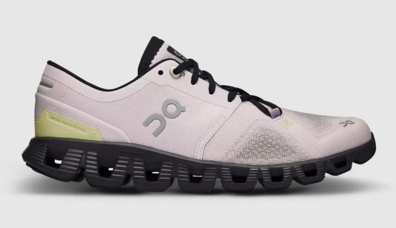 On Cloud X 3 B Womens Running Shoe Orchid/Iron sold by Sportsmans Warehouse