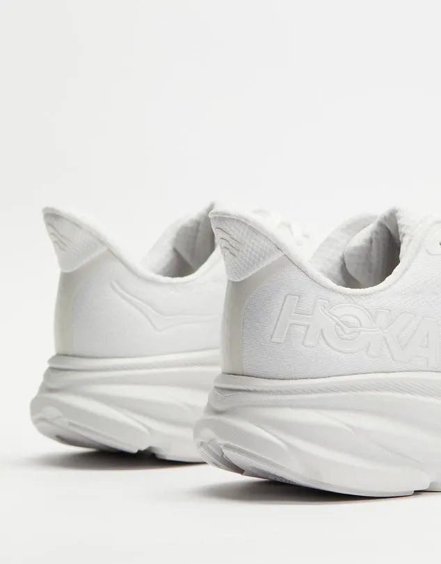 Hoka Womens Clifton 9 Running Shoe White/White sold by Sportsmans Warehouse product image thumbnail 3