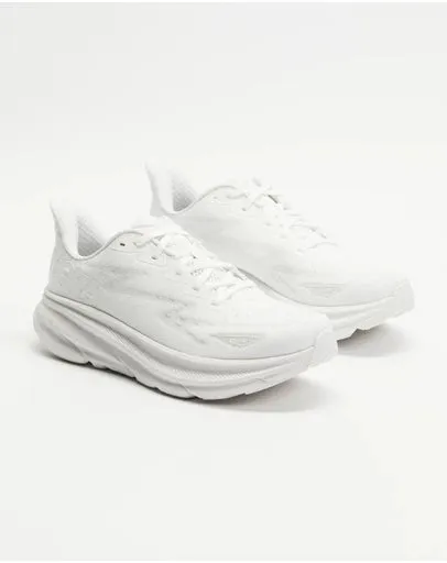 Hoka Womens Clifton 9 Running Shoe White/White sold by Sportsmans Warehouse product image thumbnail 2