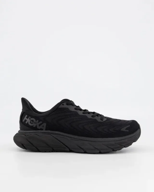 Hoka Womens Arahi 6 Running Shoe Black/Black sold by Sportsmans Warehouse