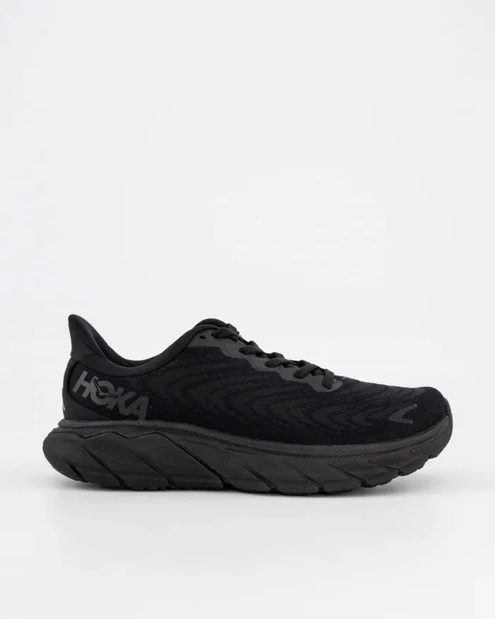 Hoka Womens Arahi 6 Running Shoe Black/Black sold by Sportsmans Warehouse
