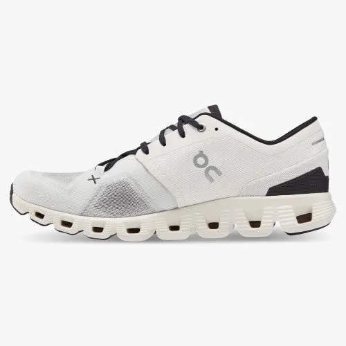 On Mens Cloud X 3 (D) Running Shoe Ivory/Black sold by Sportsmans Warehouse product image thumbnail 4