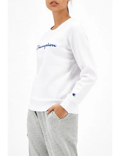 Champion Womens Script Crew - White sold by Sportsmans Warehouse product image thumbnail 3