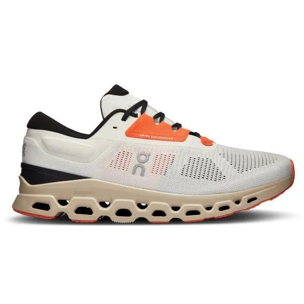 On Cloudstratus 3 D Mens Running Shoe Undyed White/Sand sold by Sportsmans Warehouse