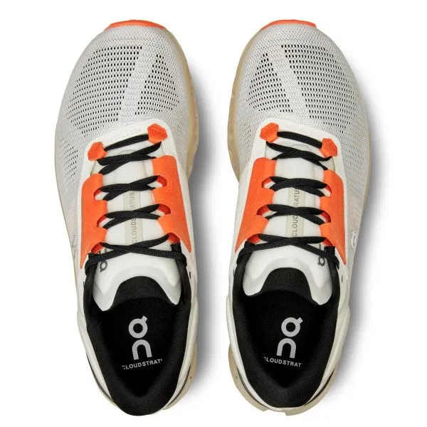 On Cloudstratus 3 D Mens Running Shoe Undyed White/Sand sold by Sportsmans Warehouse product image thumbnail 3