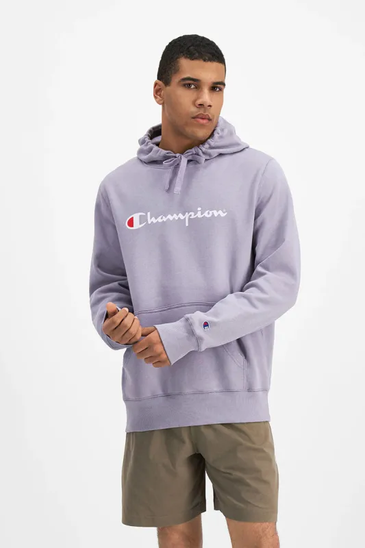 Champion Mens Script Hoodie - Purple sold by Sportsmans Warehouse