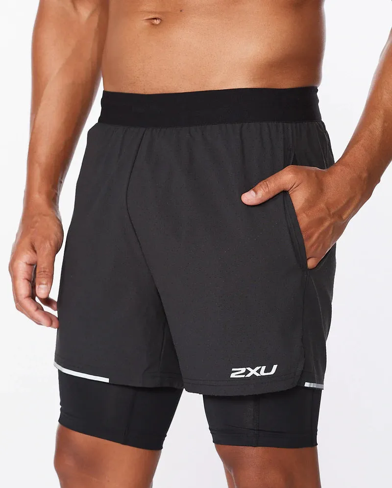 2XU Mens Aero 2-in-1 5 Inch Shorts sold by Sportsmans Warehouse product image thumbnail 3
