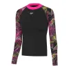 Speedo Girls Vector LS Rashie - Black sold by Sportsmans Warehouse