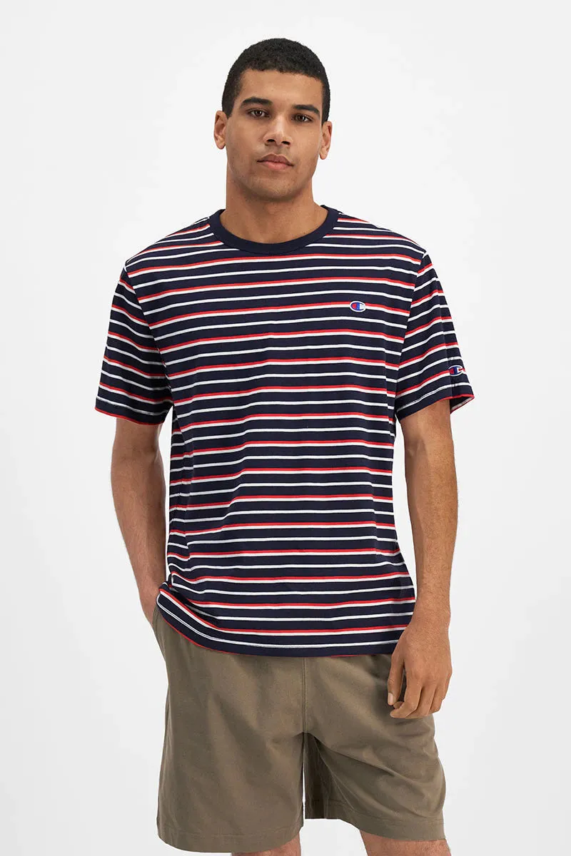 Champion Mens Ch Script Stripe Tee sold by Sportsmans Warehouse