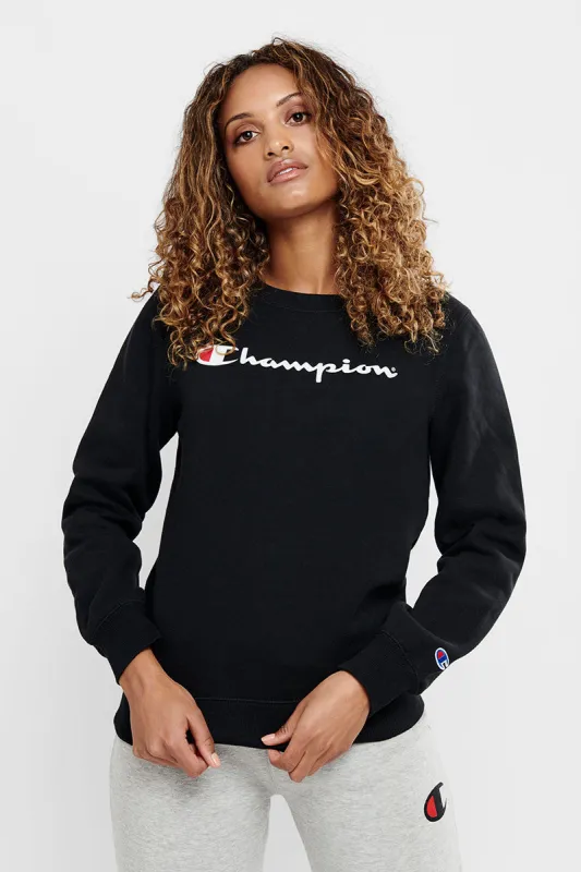 Champion Womens Ch Script Crew made by Sportsmans Warehouse