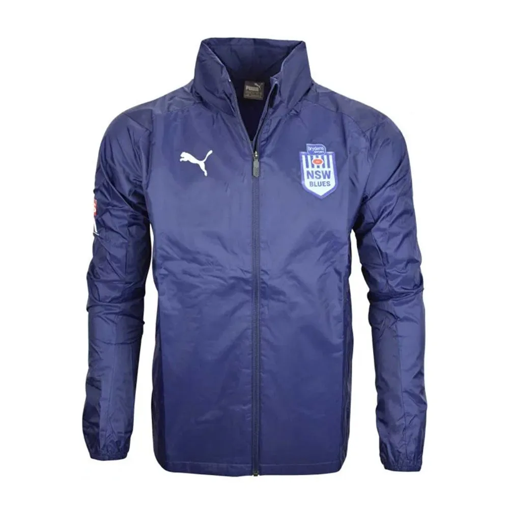 Puma NSW Blues Adults 2022 Rain Jacket - Blue sold by Sportsmans Warehouse