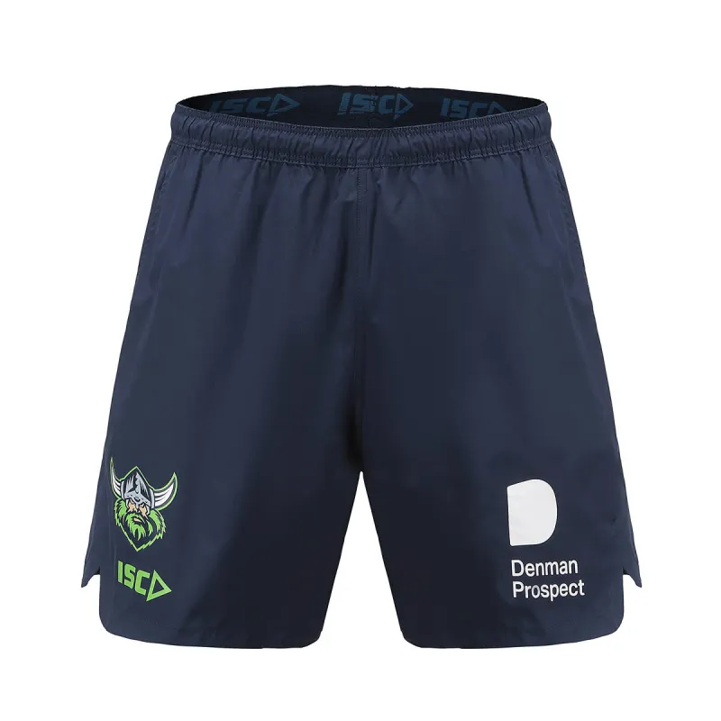 ISC Canberra Raiders 2023 Adults Training Shorts - Navy/Green sold by Sportsmans Warehouse