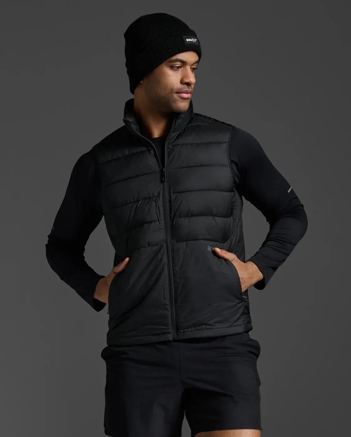 2XU Commute Packable Insulation Vest Black/Turbulence sold by Sportsmans Warehouse product image thumbnail 4