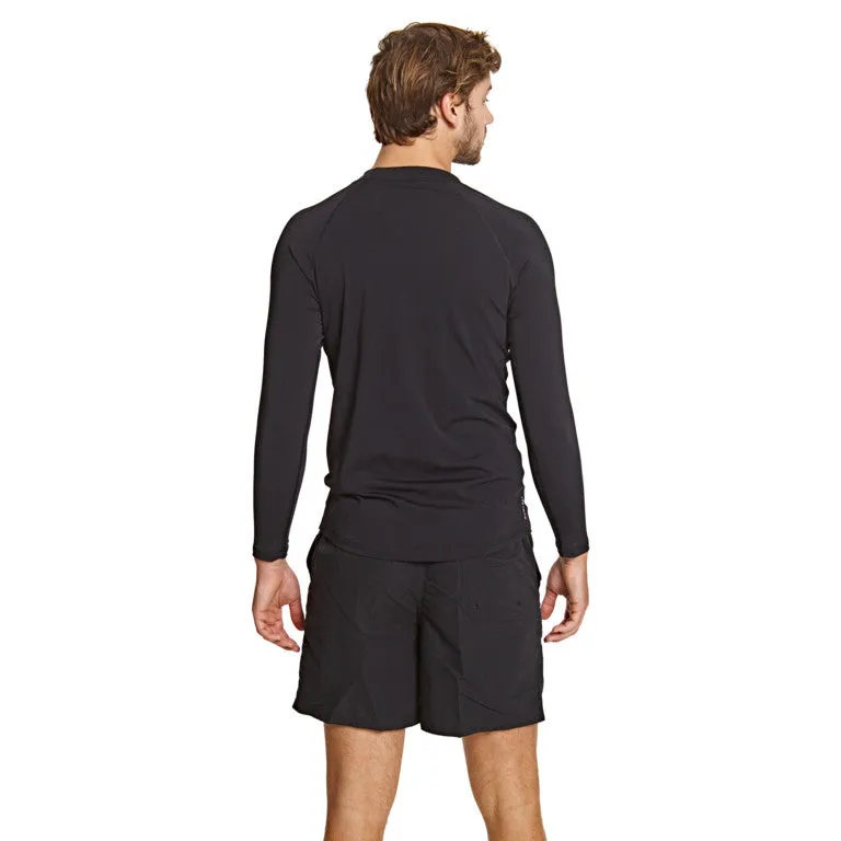Zoggs Mens Jackson L/Slve SunTop - Black sold by Sportsmans Warehouse product image thumbnail 2