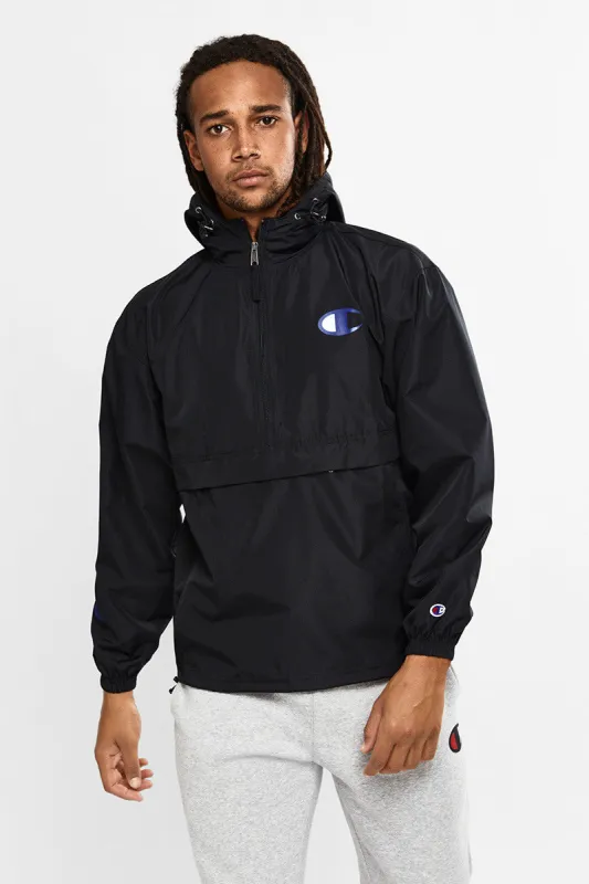 Champion Packable Script Jacket - Black sold by Sportsmans Warehouse