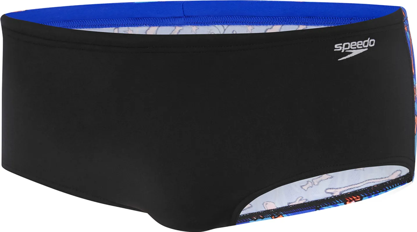 Speedo Boys Tropical Bonez Trunk - Black/Tropical Bonez sold by Sportsmans Warehouse