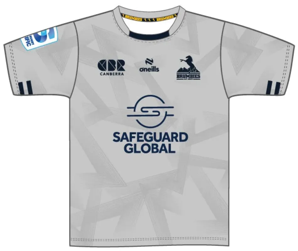 Brumbies Adult Training Tee Grey sold by Sportsmans Warehouse