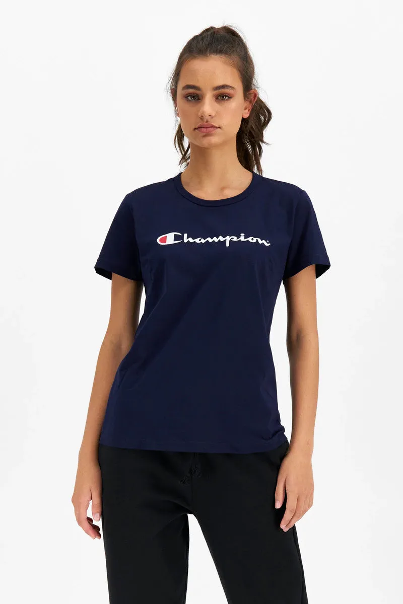 Champion Womens Ch Script S/S Tee sold by Sportsmans Warehouse