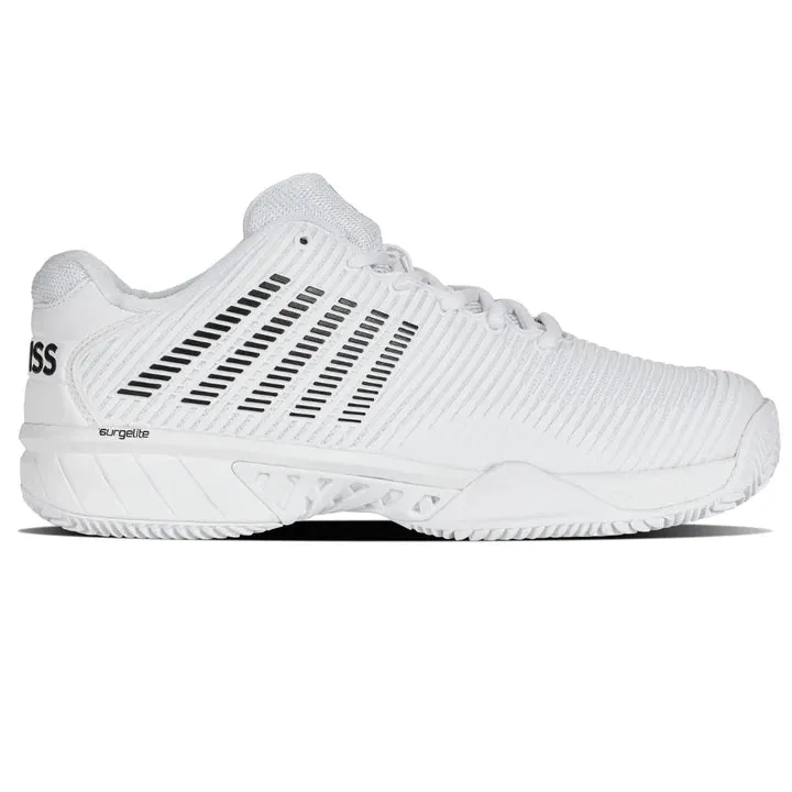 K-Swiss Hypercourt Express HB Mens Tennis Shoe - White/Black sold by Sportsmans Warehouse