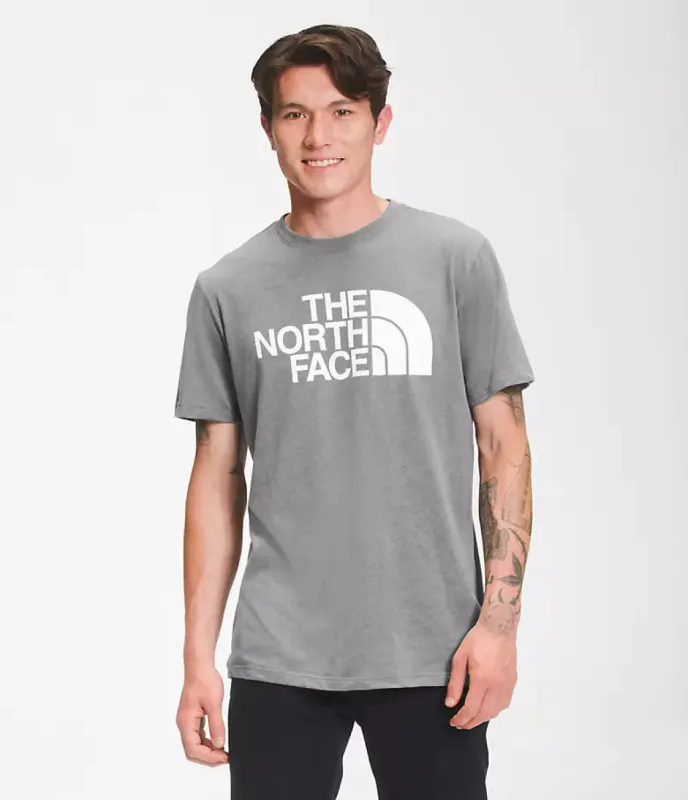 The North Face Mens Short Sleeve Half Dome Tee Grey sold by Sportsmans Warehouse