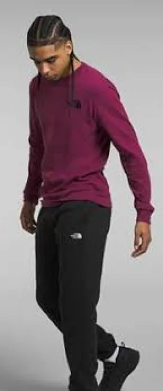 The North Face Mens Long Sleeve Hit Graphic Tee Purple sold by Sportsmans Warehouse