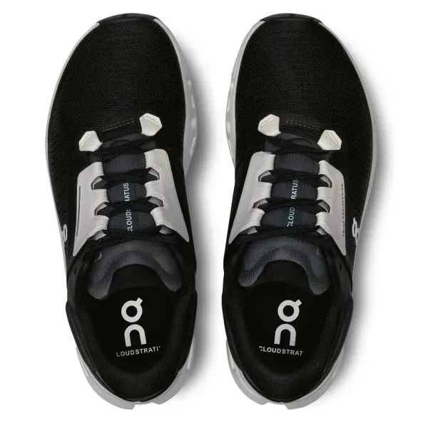 On Cloudstratus 3 D Mens Running Shoe Black/Frost sold by Sportsmans Warehouse product image thumbnail 3