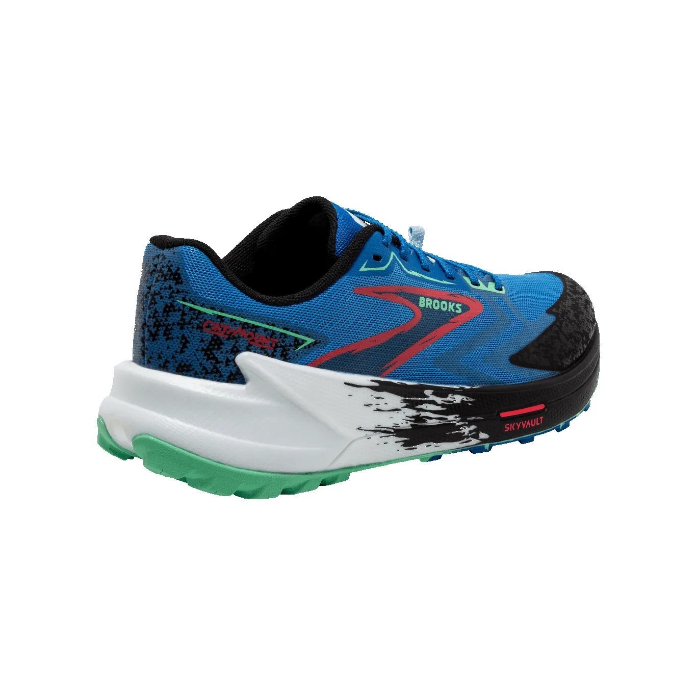 Brooks Catamount 3 D Mens Trail Shoe-Victoria Blu/Blk/Spring-8 sold by Sportsmans Warehouse product image thumbnail 5