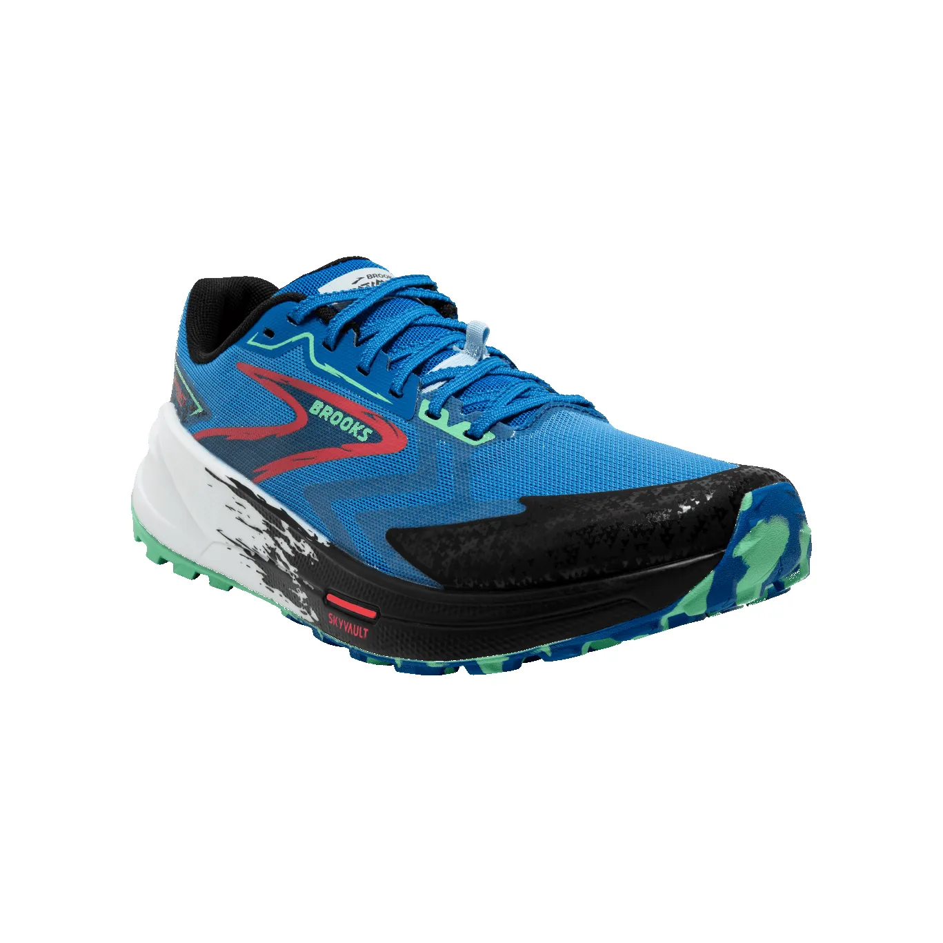Brooks Catamount 3 D Mens Trail Shoe-Victoria Blu/Blk/Spring-8 sold by Sportsmans Warehouse product image thumbnail 2
