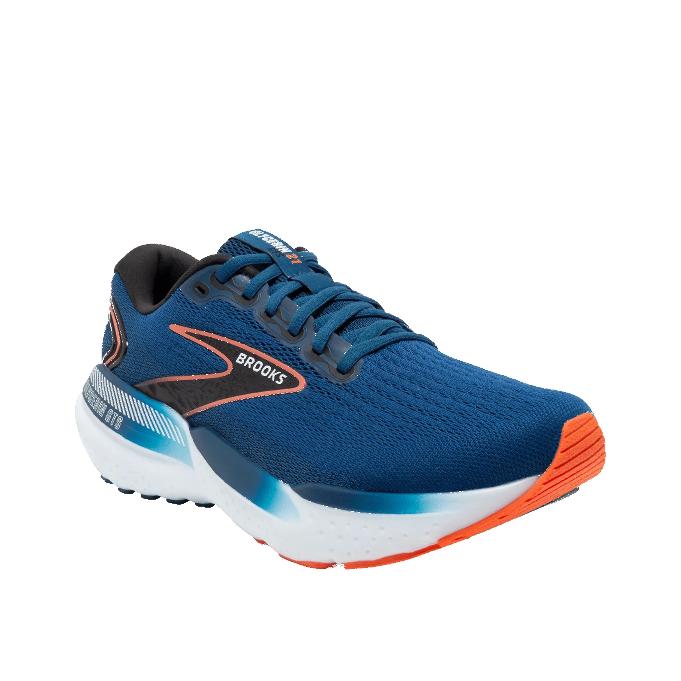 Brooks Glycerin Gts 21 D Mens Running Shoe-Blue Opal/Black sold by Sportsmans Warehouse product image thumbnail 2