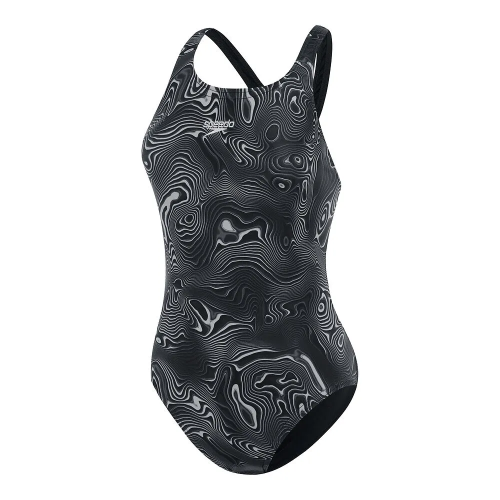 Speedo Wmnsallover Powerback-Black/Usa Charcoal sold by Sportsmans Warehouse product image thumbnail 3