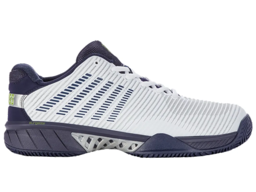 K-Swiss Mens HyperCourt Express 2 Tennis Shoe White/Peacock sold by Sportsmans Warehouse