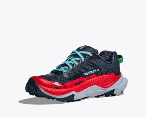 Hoka Mens Torrent 4 Trail Shoe -Grey/Red sold by Sportsmans Warehouse product image thumbnail 3