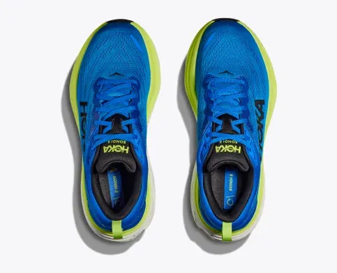 Hoka Bondi 8 D Mens Running Shoe-Electric Cobalt/Lettuce sold by Sportsmans Warehouse product image thumbnail 2