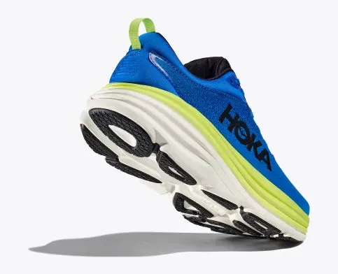 Hoka Bondi 8 D Mens Running Shoe-Electric Cobalt/Lettuce sold by Sportsmans Warehouse product image thumbnail 4